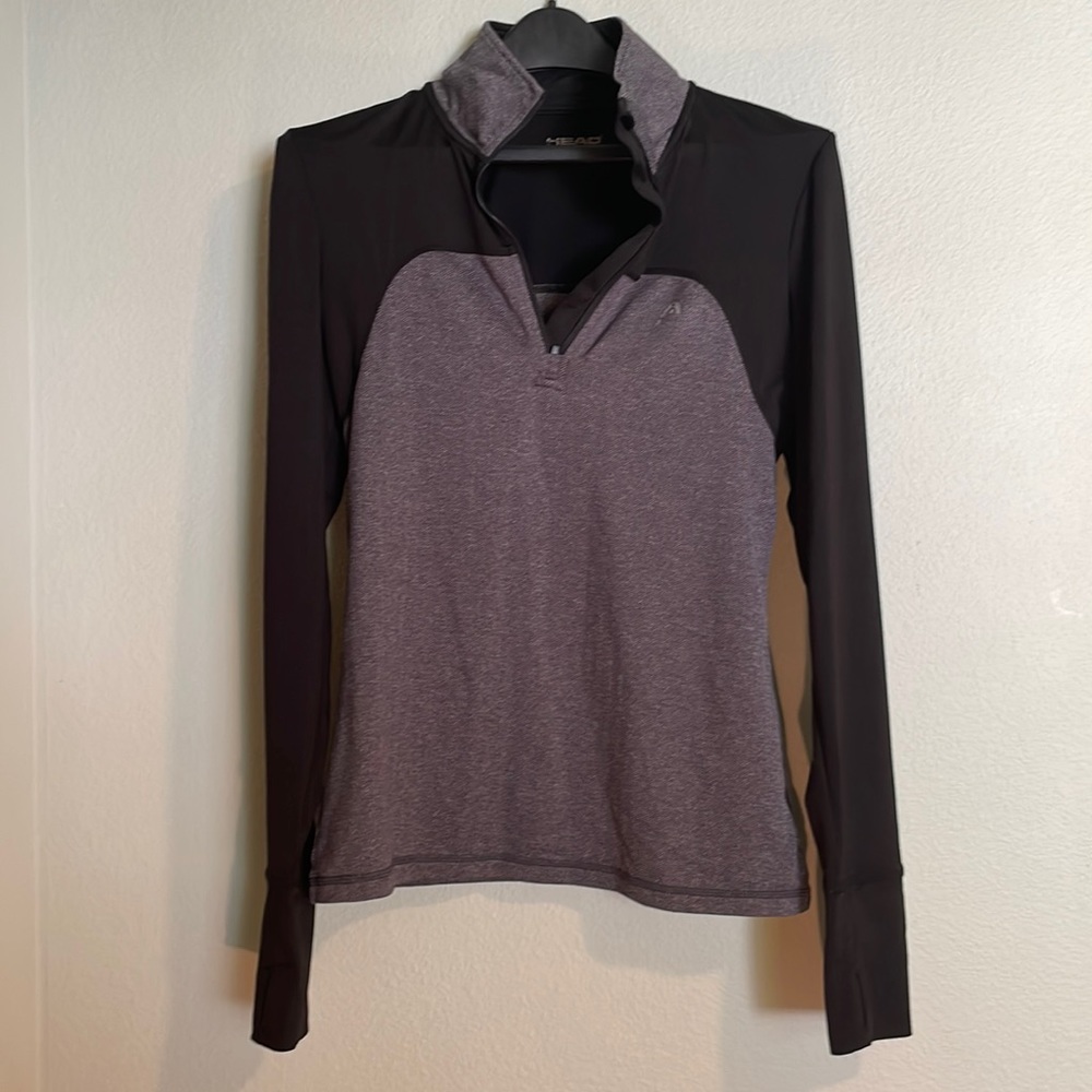 Head small quarter zip running jacket